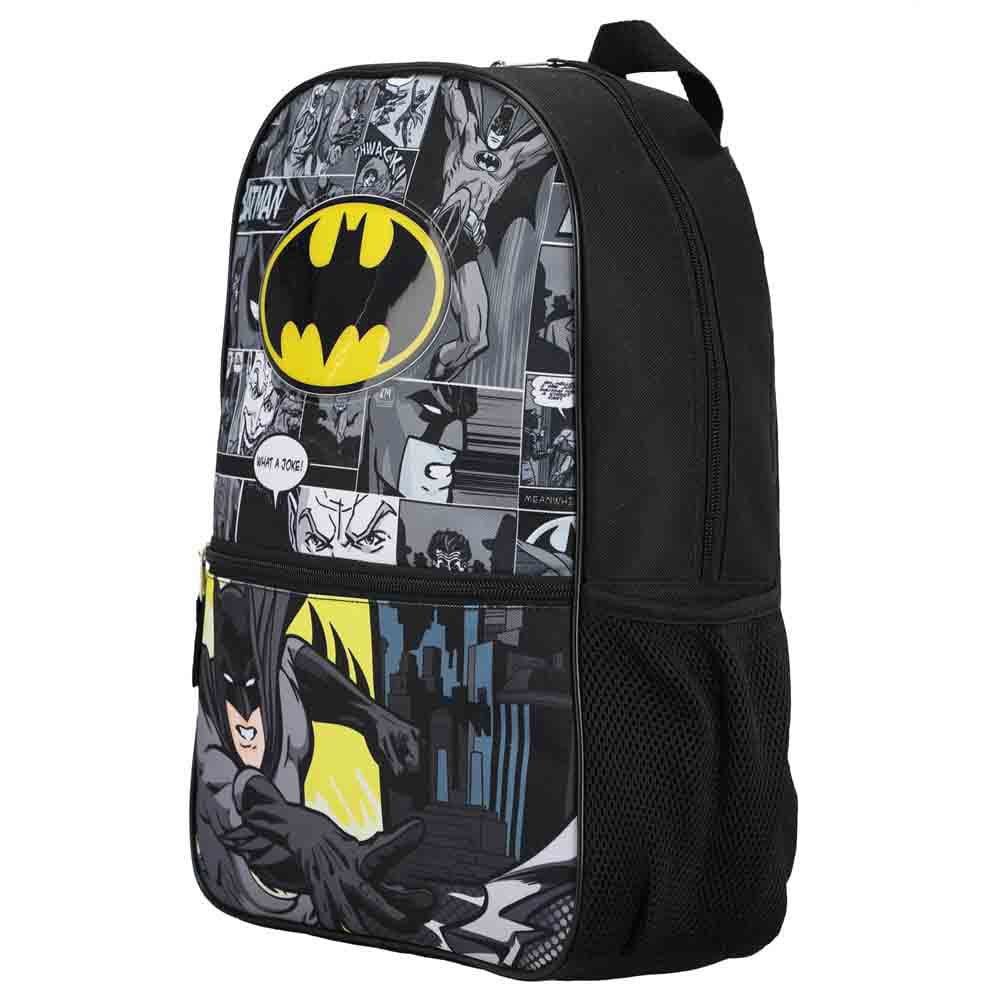 16 DC Comics Batman Hooded Kids Backpack - Backpacks