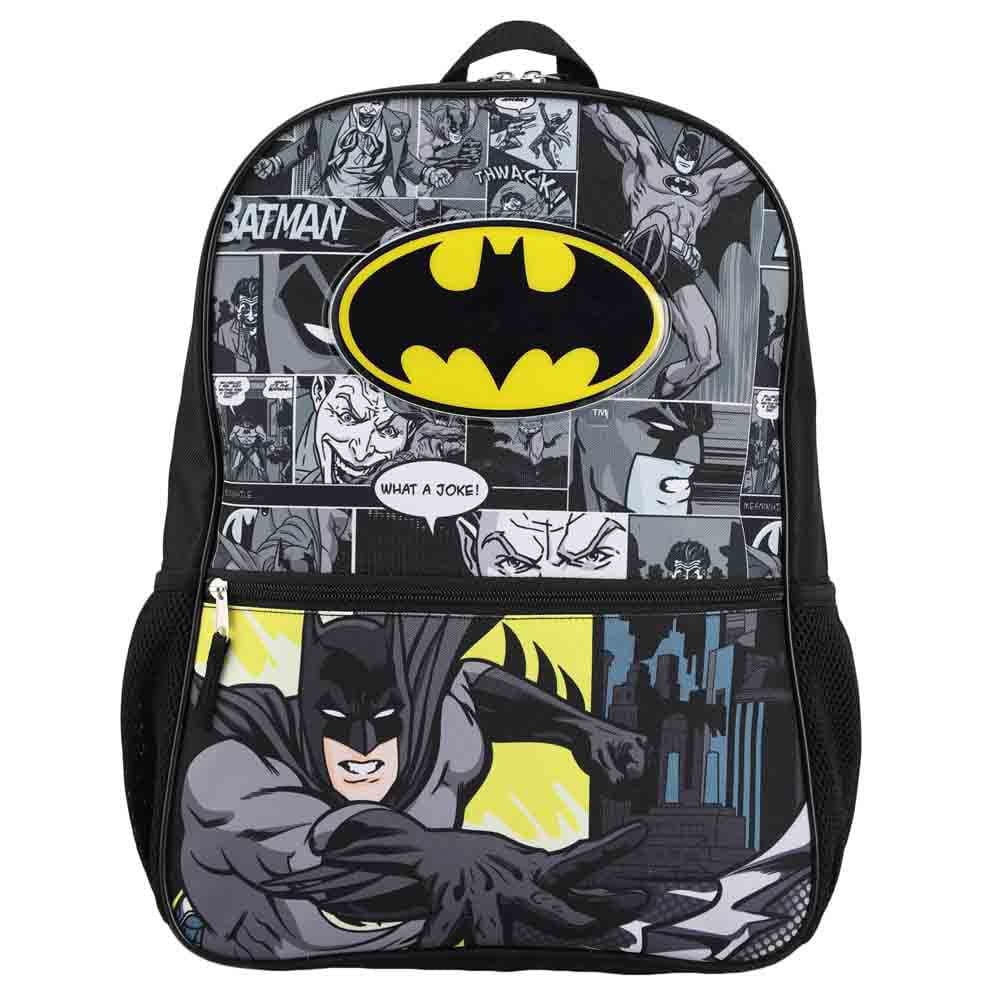 16 DC Comics Batman Hooded Kids Backpack - Backpacks