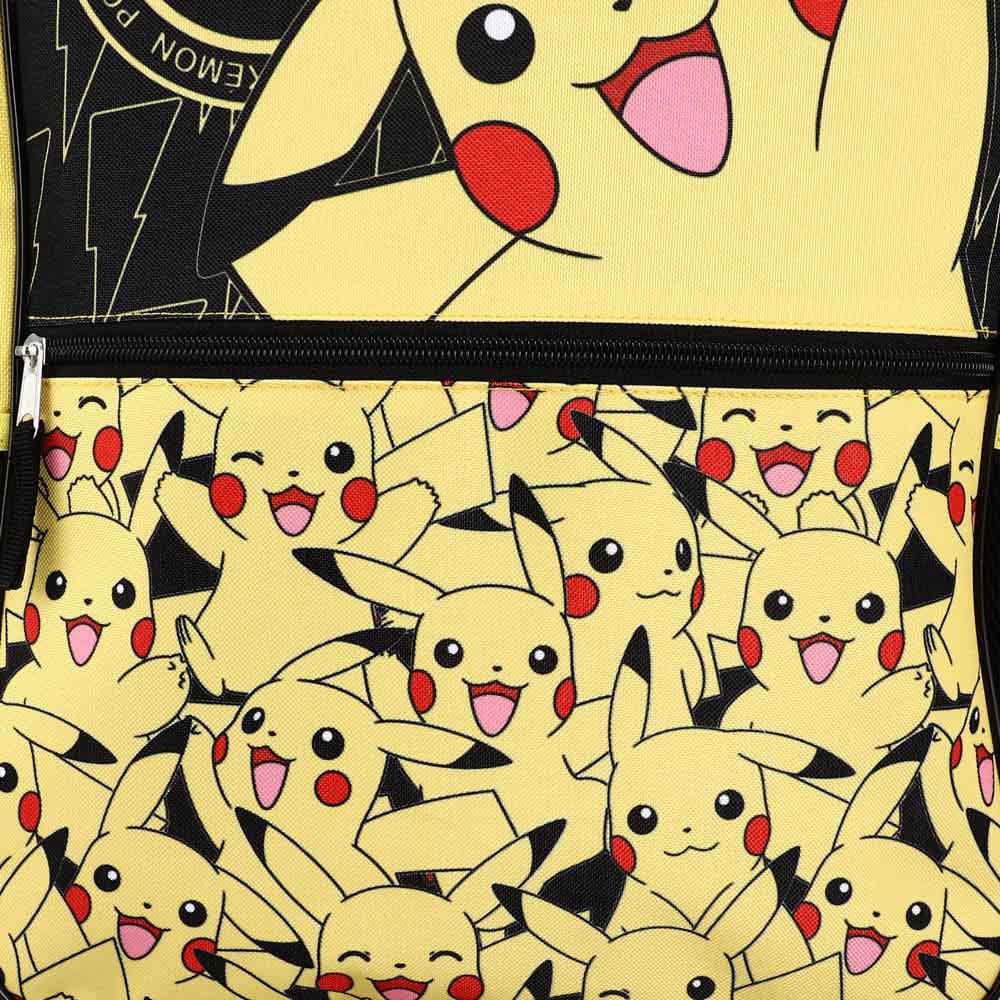 16 Pokemon Pikachu Hooded Kids Backpack - Backpacks