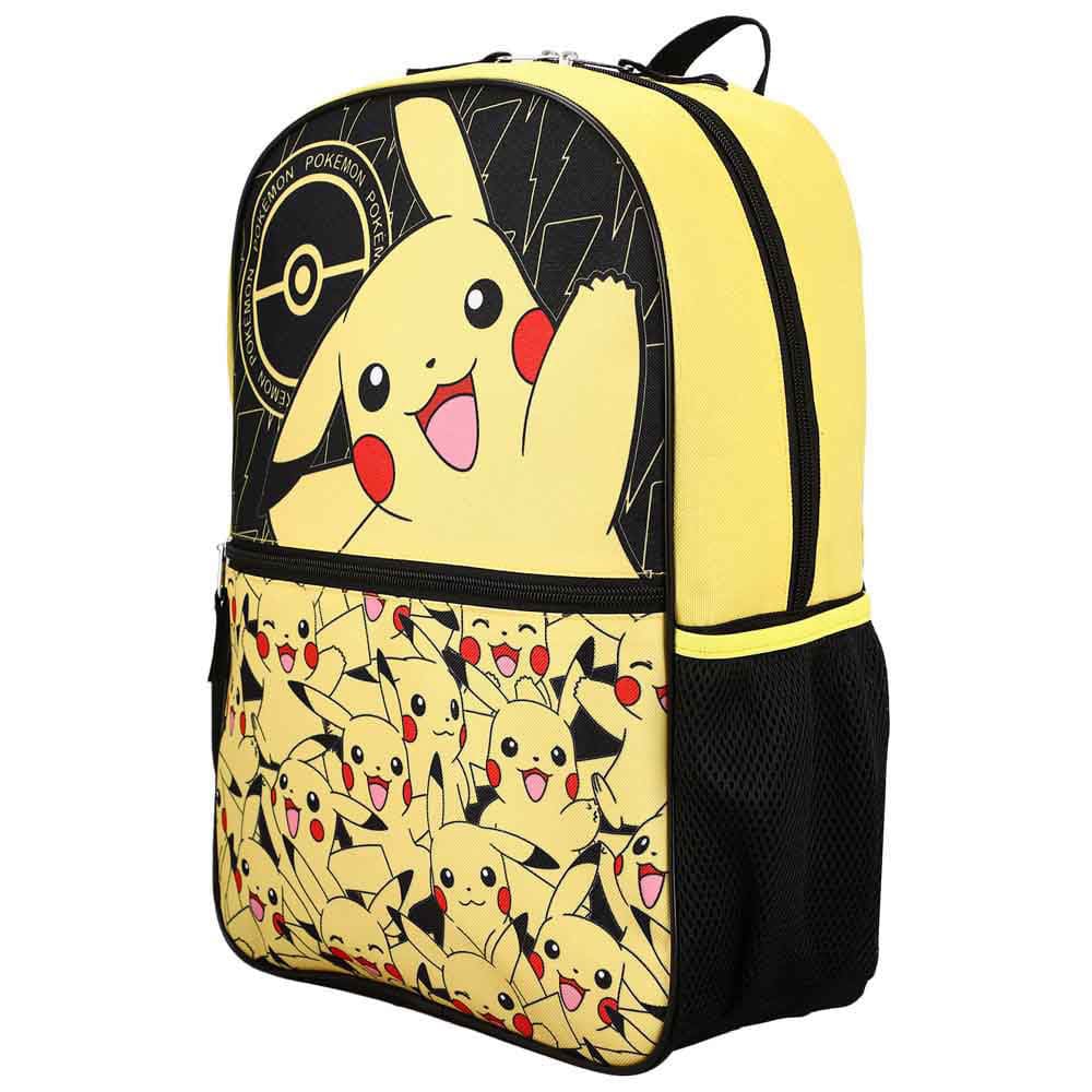 16 Pokemon Pikachu Hooded Kids Backpack - Backpacks