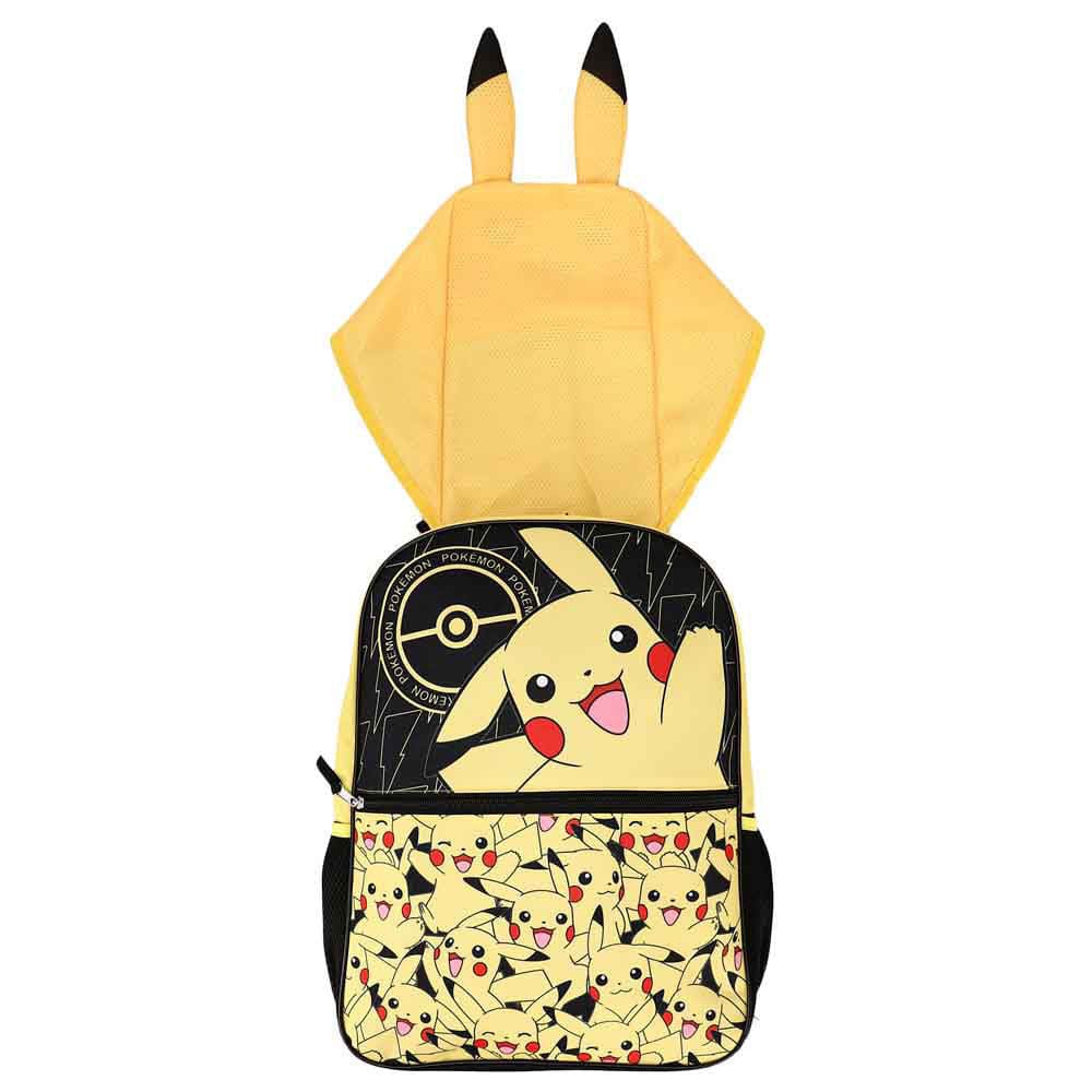 16 Pokemon Pikachu Hooded Kids Backpack - Backpacks