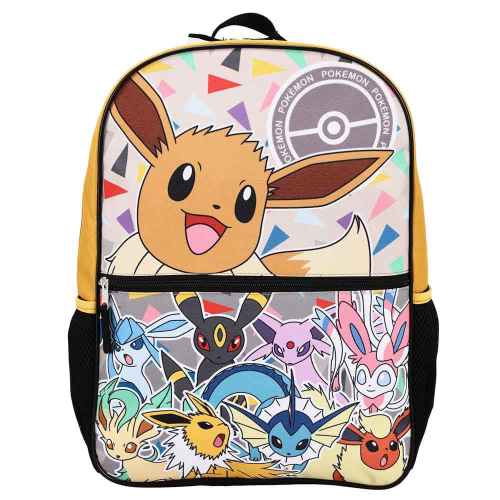 16 Pokemon Eevee Hooded Kids Backpack - Backpacks