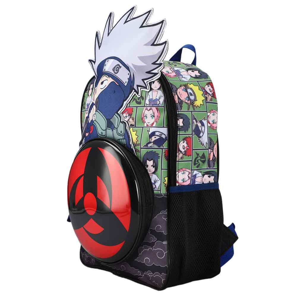 16 Naruto Kakashi Die Cut Kids Backpack - Backpacks