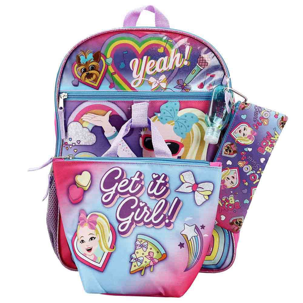 16 Jojo Siwa 6 Pc Kids Backpack Set - Backpacks