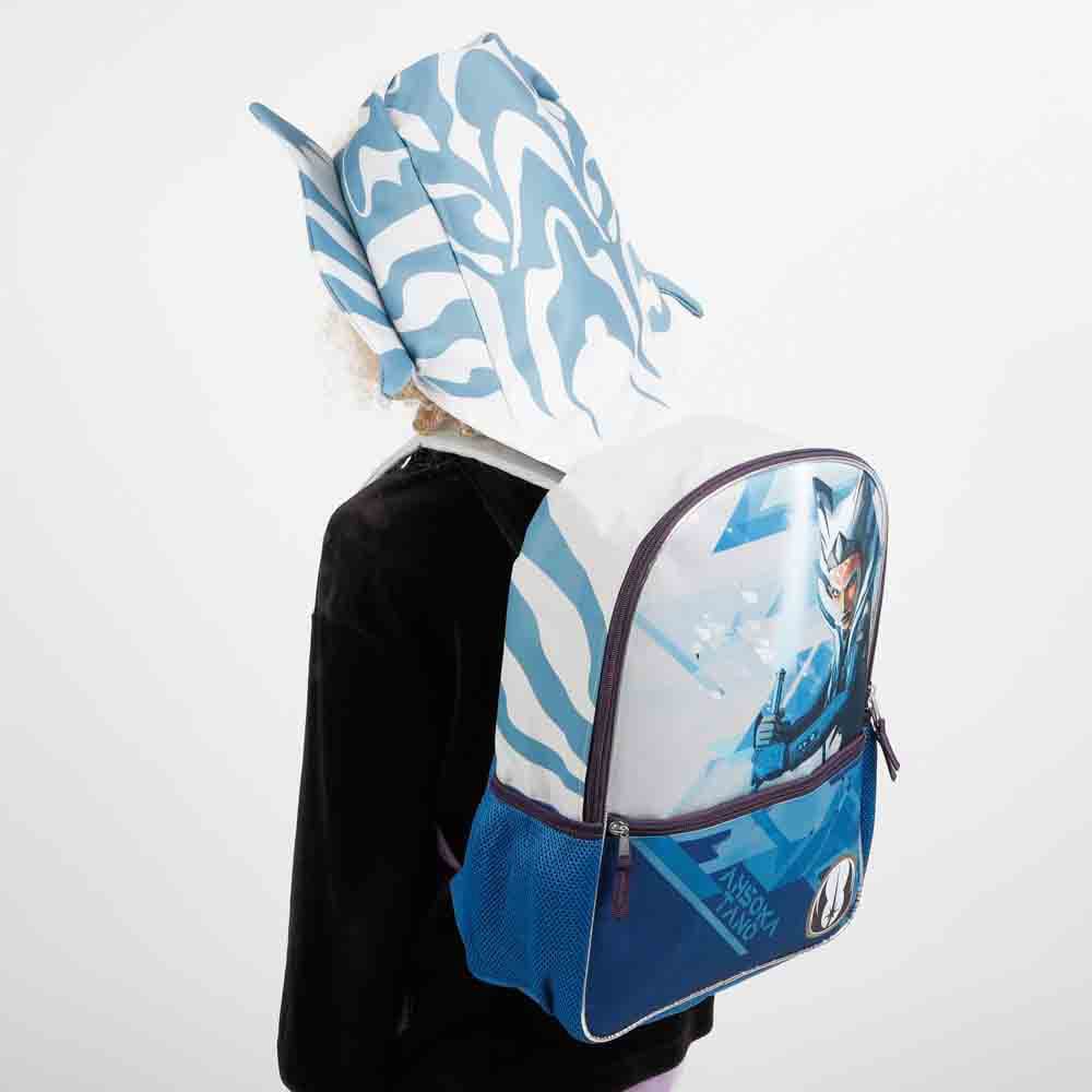 16 Star Wars Ahsoka Tano Hooded Kids Backpack - Backpacks