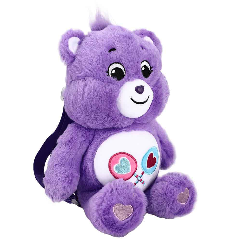 14 Care Bears Share Bear Youth Plush Backpack - Backpacks