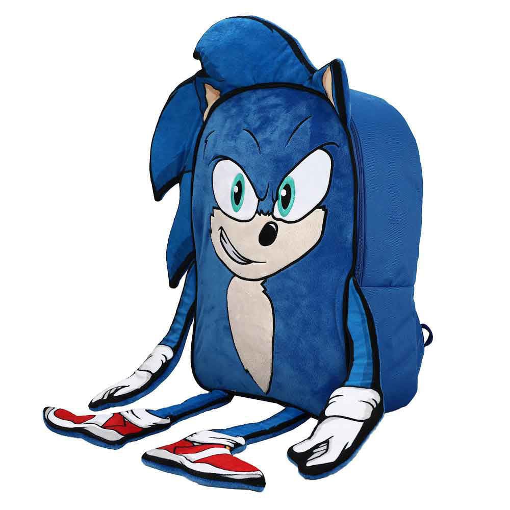 17 Sonic The Hedgehog 2 Youth Plush Backpack - Backpacks
