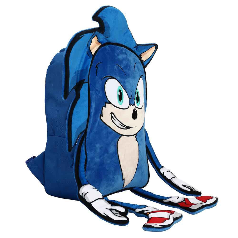 17 Sonic The Hedgehog 2 Youth Plush Backpack - Backpacks