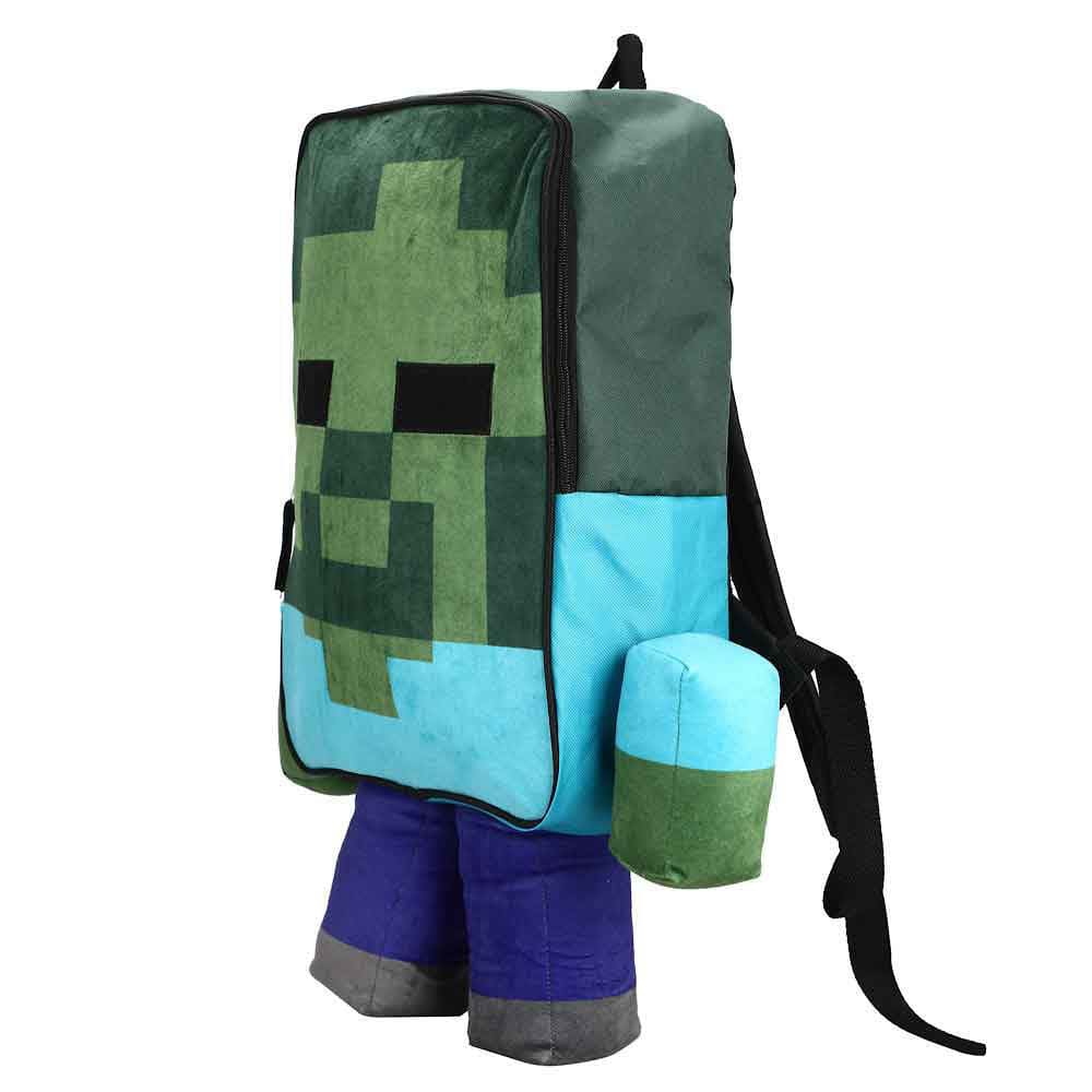 17 Minecraft Creeper Youth Plush Backpack - Backpacks