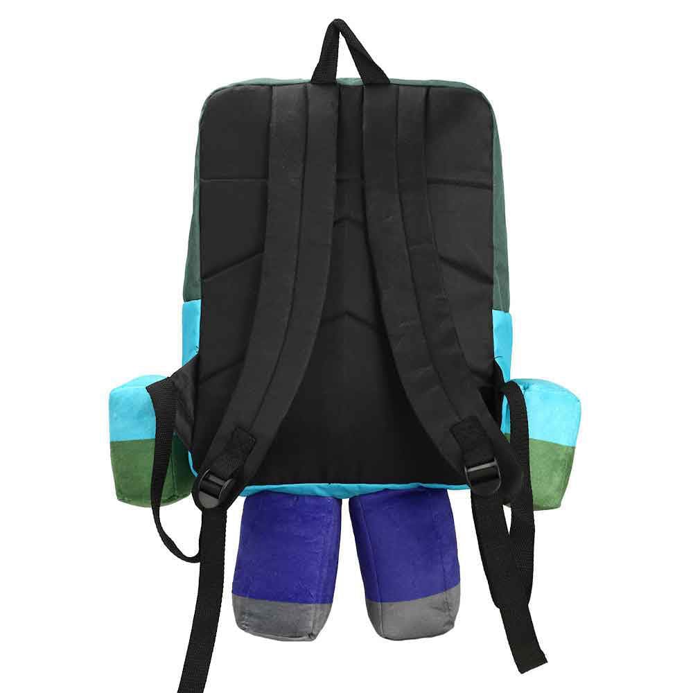 17 Minecraft Creeper Youth Plush Backpack - Backpacks