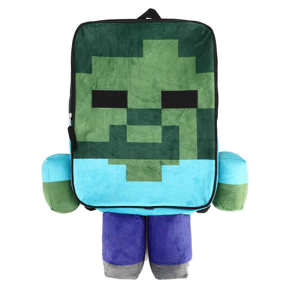 17 Minecraft Creeper Youth Plush Backpack - Backpacks