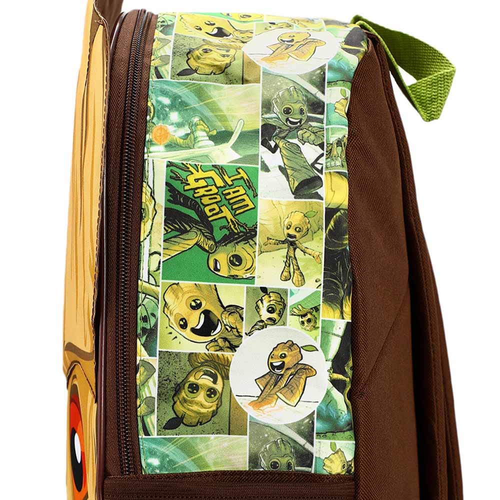 16 Marvel Guardians of the Galaxy Groot Big Face Backpack -