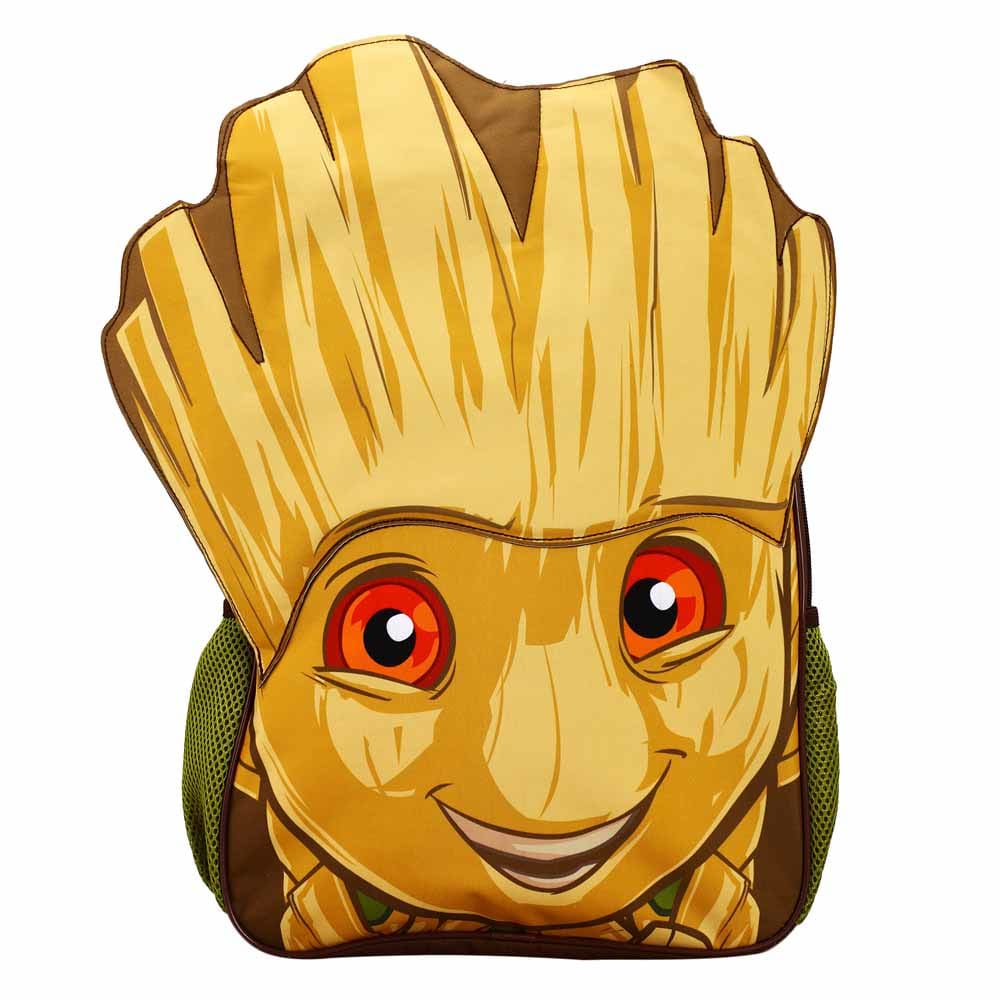 16 Marvel Guardians of the Galaxy Groot Big Face Backpack -