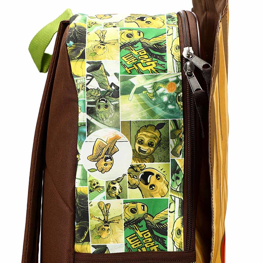 16 Marvel Guardians of the Galaxy Groot Big Face Backpack -