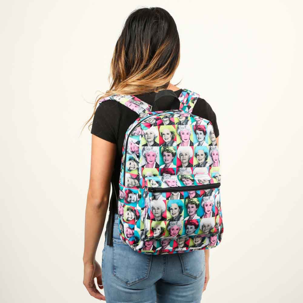 17 Golden Girls Character Tile Aop Backpack - Backpacks