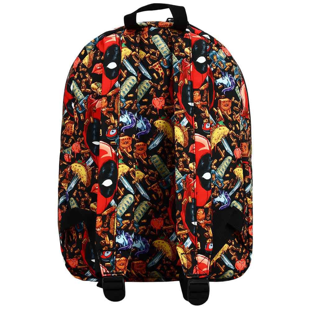 17 Marvel Deadpool Junk Food Aop Backpack - Backpacks