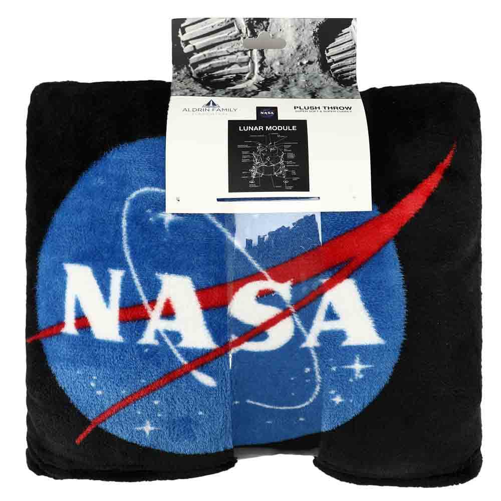 12.5 x 50 NASA Lunar Module Pillow Pocket Throw Blanket - 
