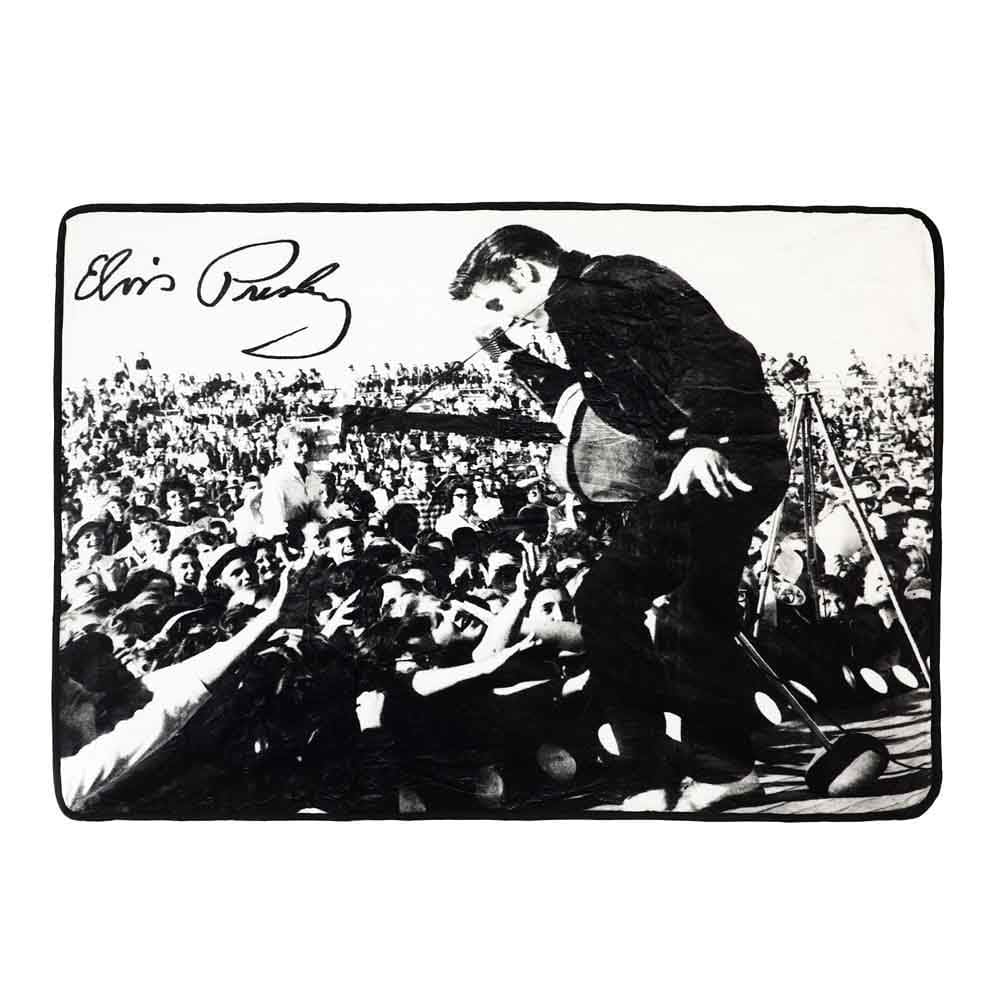48 x 60 Elvis Presley Concert Fleece Throw Blanket - Throw 