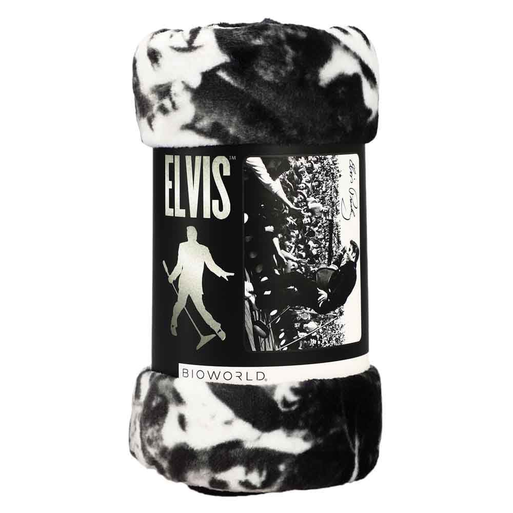 48 x 60 Elvis Presley Concert Fleece Throw Blanket - Throw 