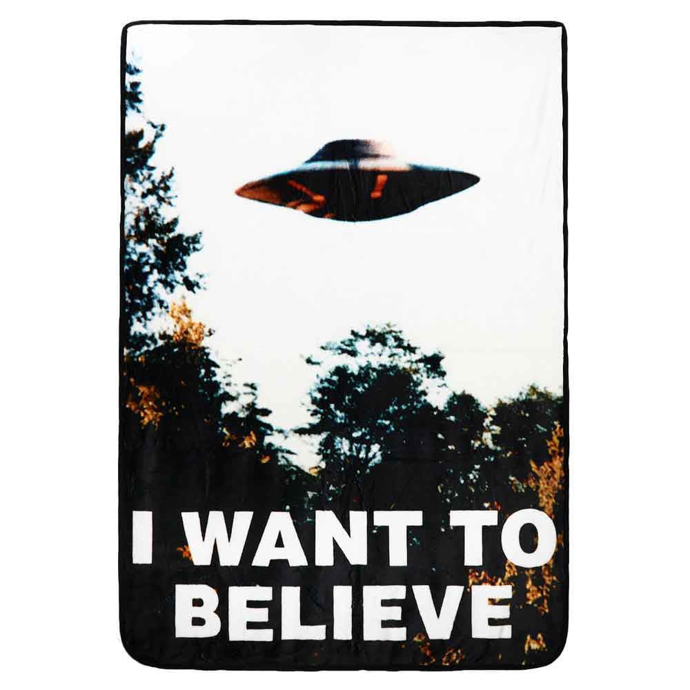48 x 60 I Want To Believe Fleece Throw Blanket - Throw 
