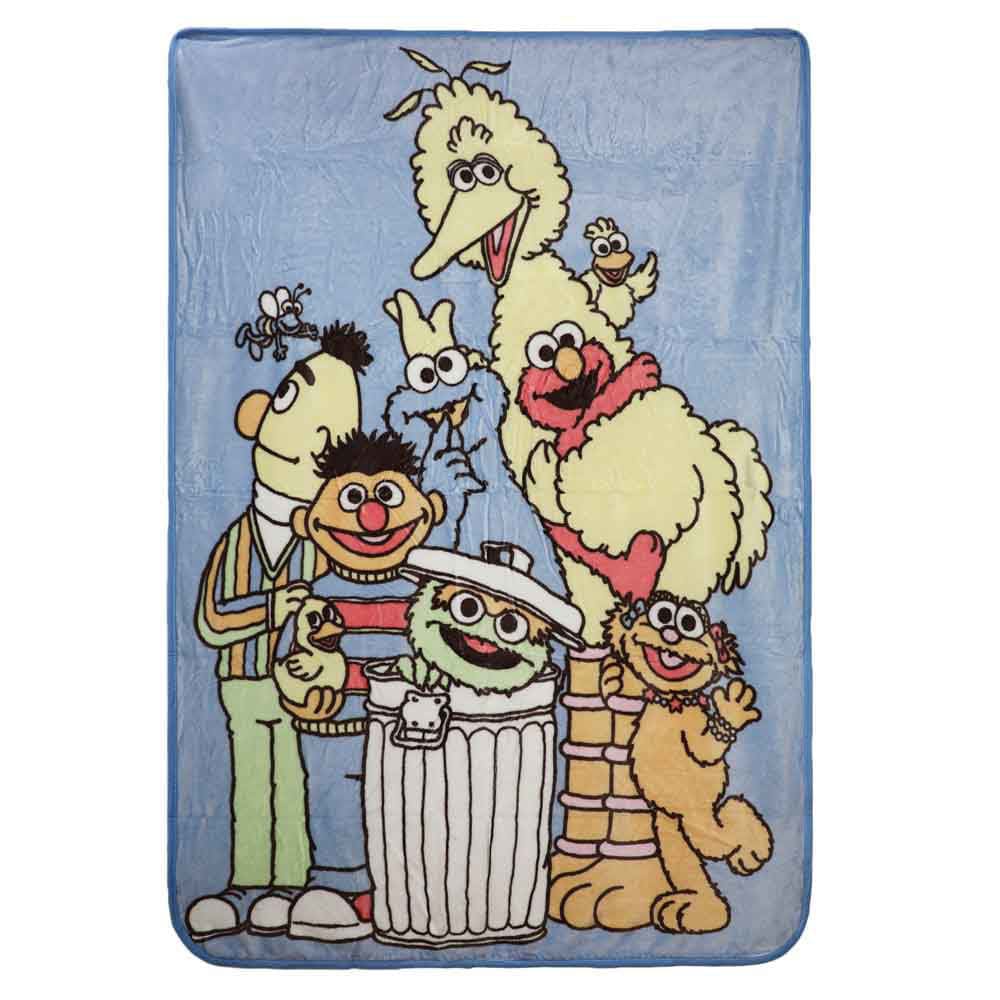 48 x 60 Sesame Street Characters Fleece Throw Blanket - 
