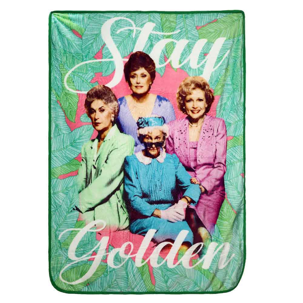 48 x 60 Golden Girls Tropical Fleece Throw Blanket - Throw 