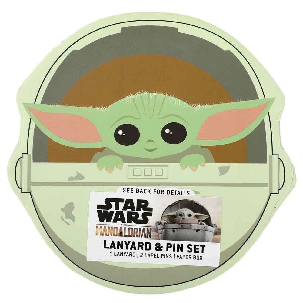 Star Wars The Mandalorian Grogu Lapel Pins & Lanyard Box Set