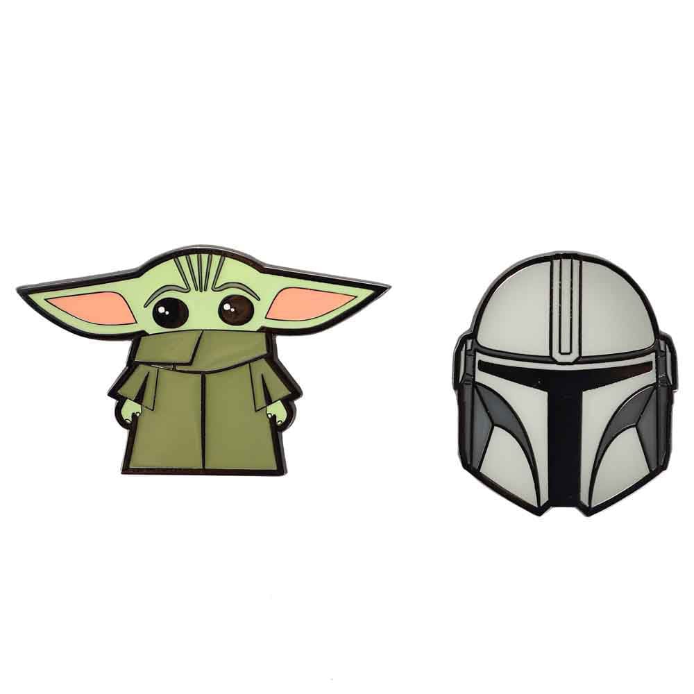 Star Wars The Mandalorian Grogu Lapel Pins & Lanyard Box Set
