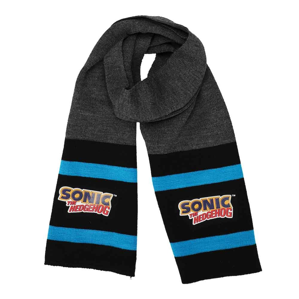 3 Piece Sonic The Hedgehog Youth Beanie Scarf & Gloves Combo
