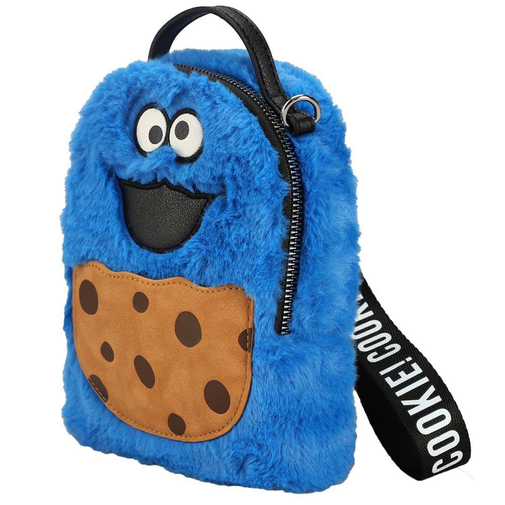 7 Sesame Street Cookie Monster Mini Wristlet Bag - Handbags
