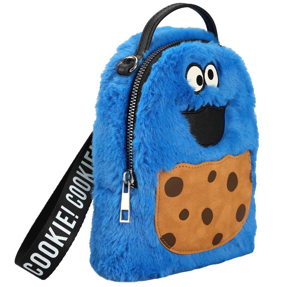 7 Sesame Street Cookie Monster Mini Wristlet Bag - Handbags