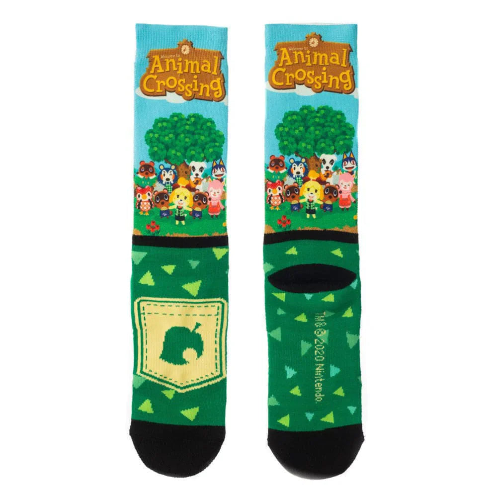 Animal Crossing Sublimated Crew Socks - Socks