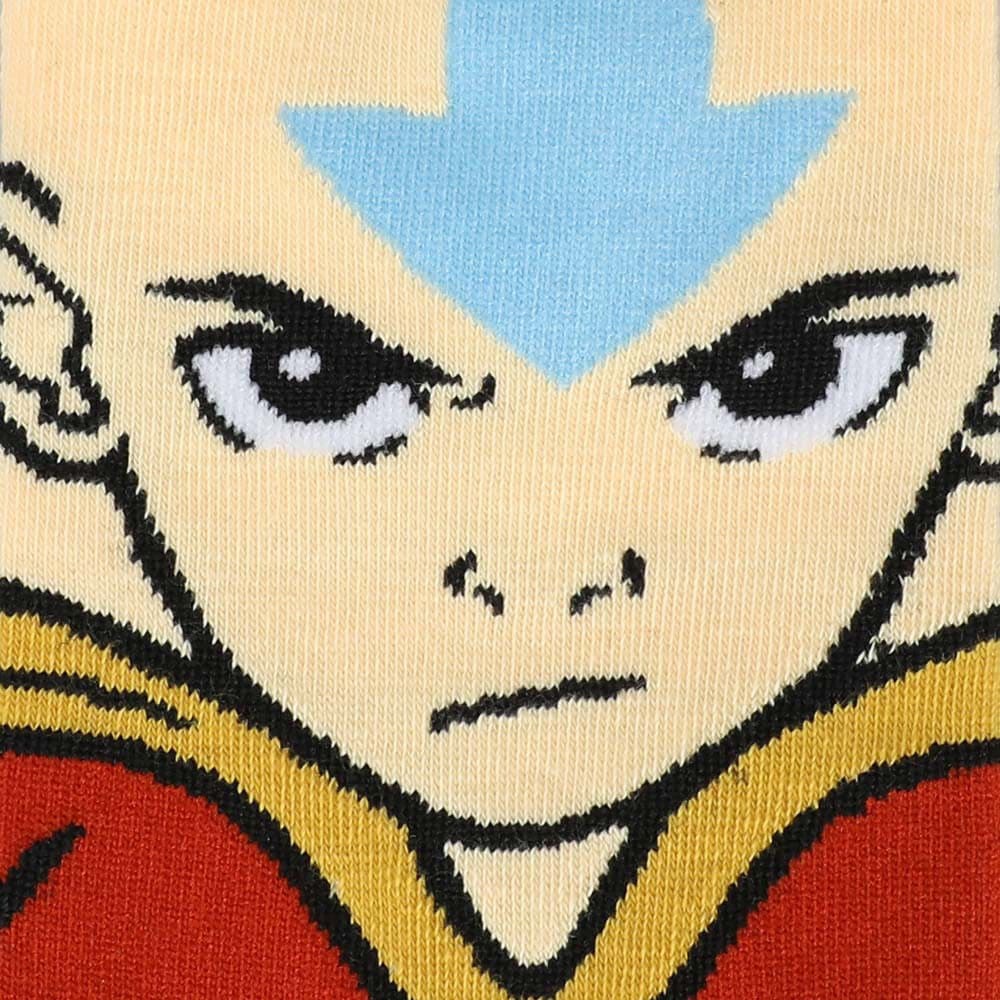 Avatar The Last Airbender Aang Animigos 360 Character Socks 
