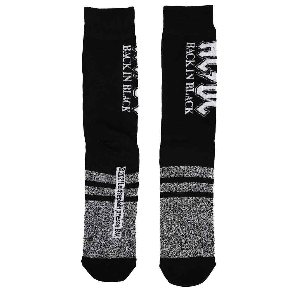 AC/DC Back in Black Crew Socks Box Set (Pack of 3) - Socks