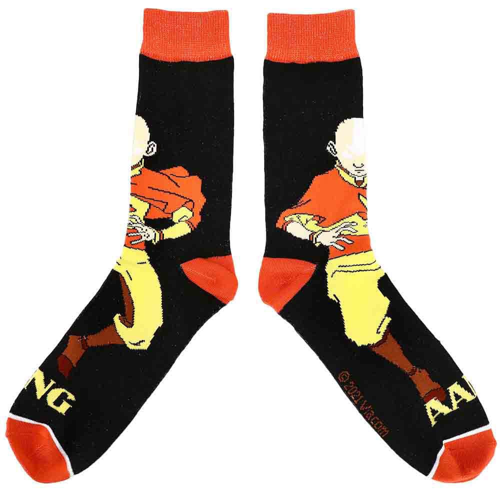 Avatar Last Airbender Mixed Art 5 Pair Crew Socks - Socks