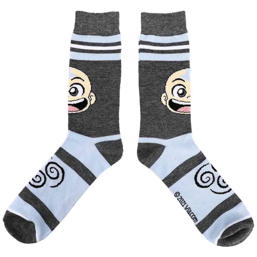 Avatar Last Airbender Mixed Art 5 Pair Crew Socks - Socks