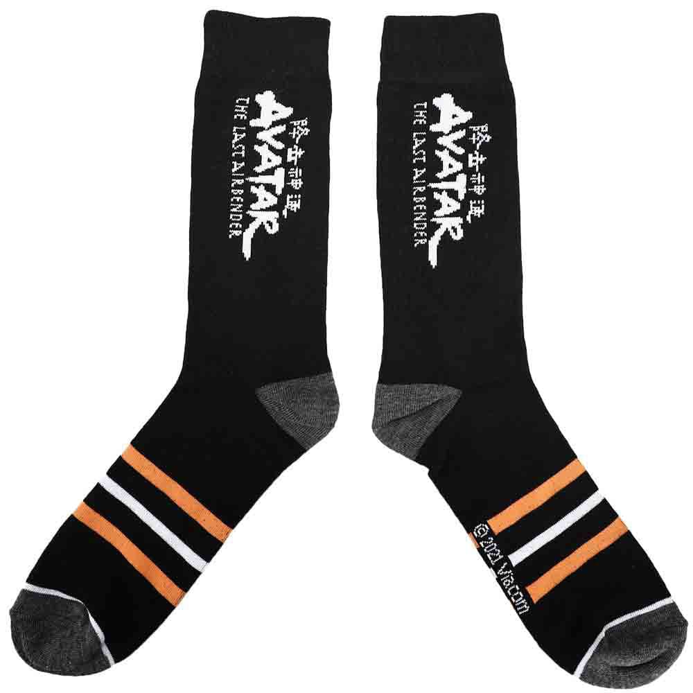 Avatar Last Airbender Mixed Art 5 Pair Crew Socks - Socks