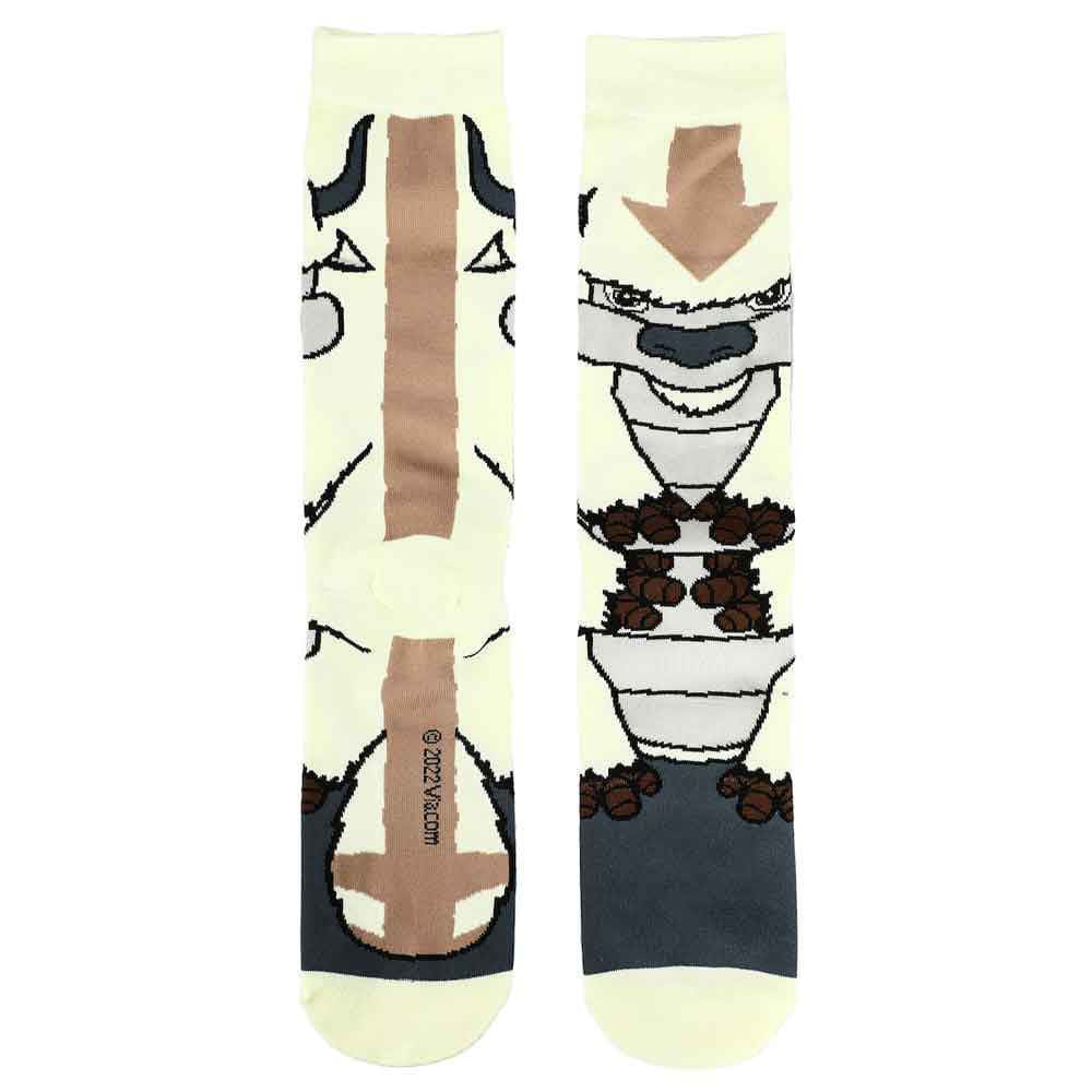 Avatar The Last Airbender Aang Appa & Zuko 3 Pair Crew Socks