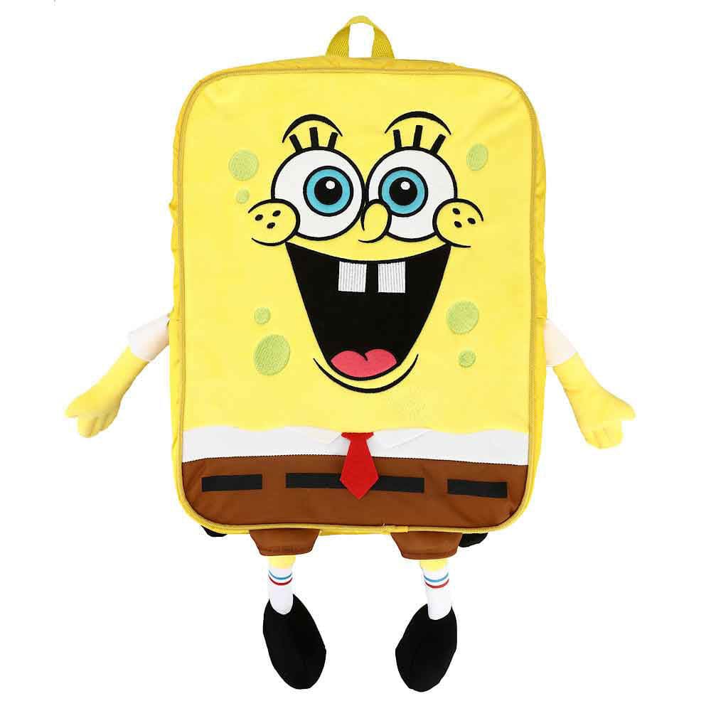 17 Spongebob Squarepants 3D Youth Plush Backpack - Backpacks