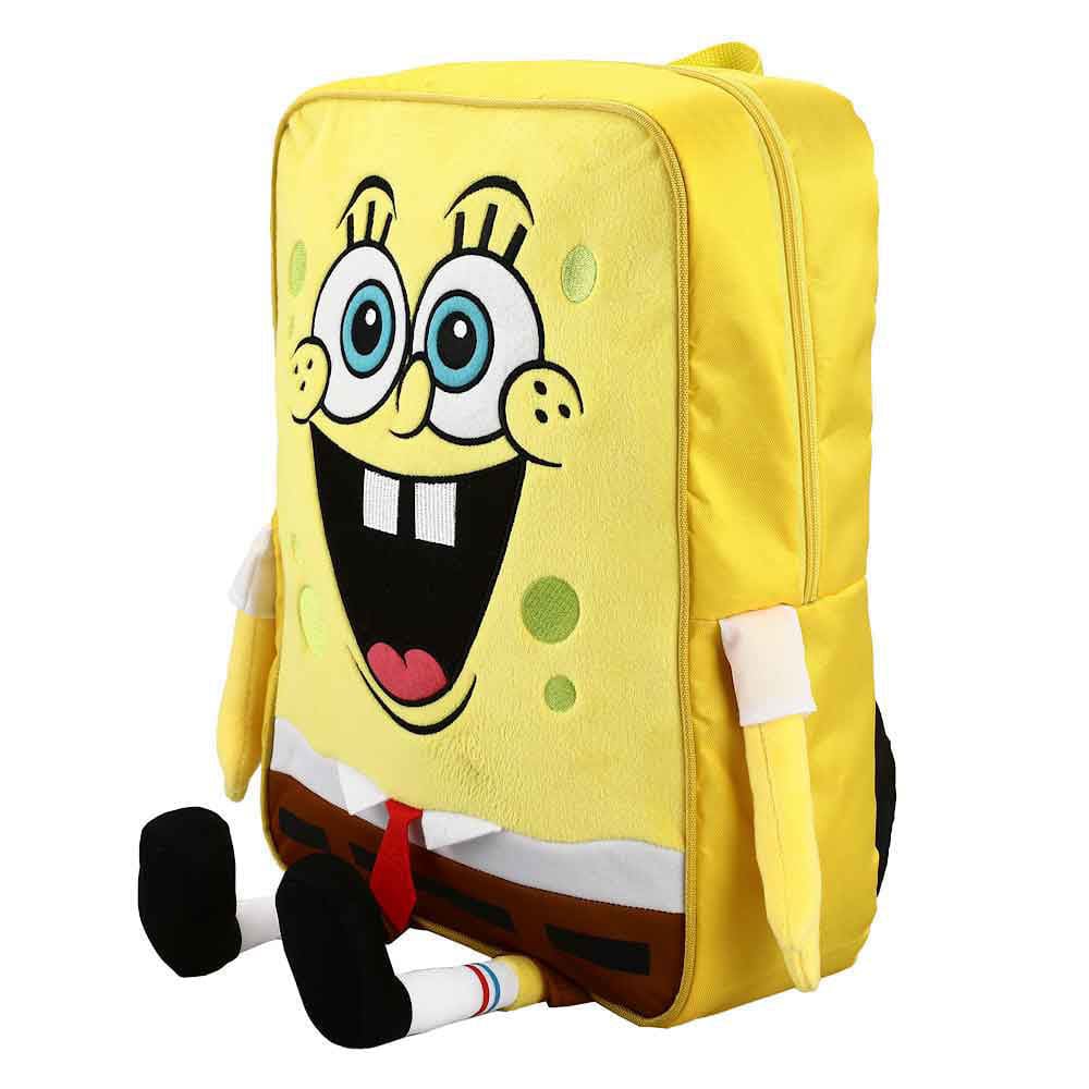 17 Spongebob Squarepants 3D Youth Plush Backpack - Backpacks