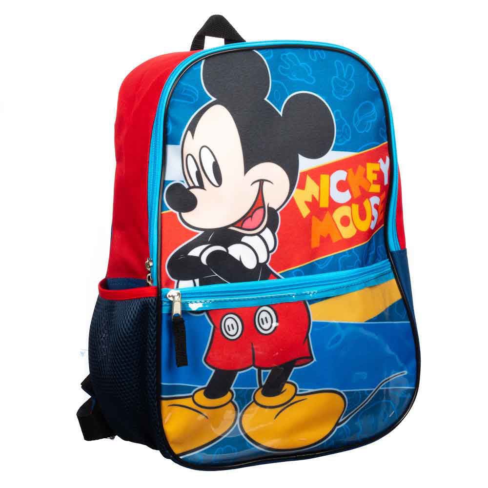16 Disney Mickey Mouse Backpack (5 Piece Set) - Backpacks