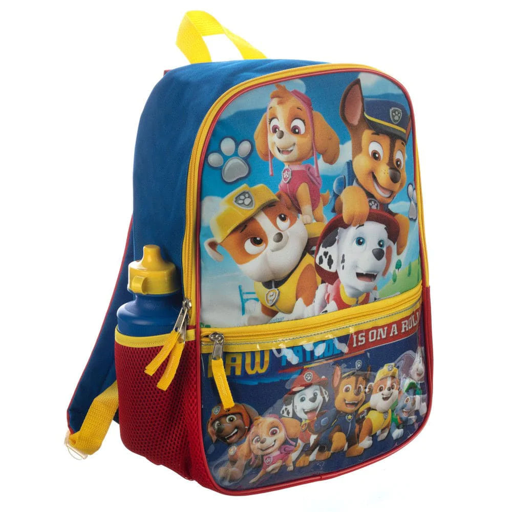 16 Paw Patrol Backpack (5 Piece Set) - Backpacks
