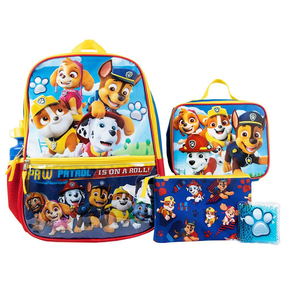 16 Paw Patrol Backpack (5 Piece Set) - Backpacks
