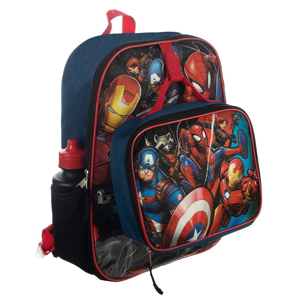 16 Marvel Universe Backpack (5 Piece Set) - Backpacks