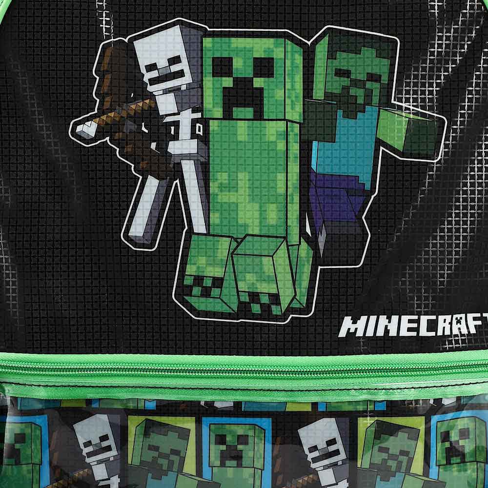 16 Minecraft Creeper Backpack (5 Piece Set) - Backpacks