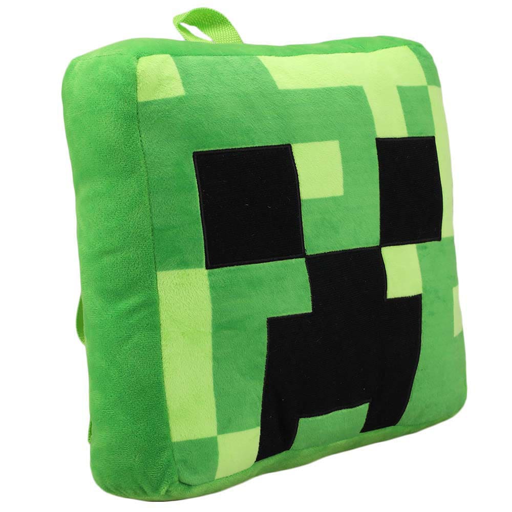12 Minecraft Creeper Youth Plush Backpack - Backpacks