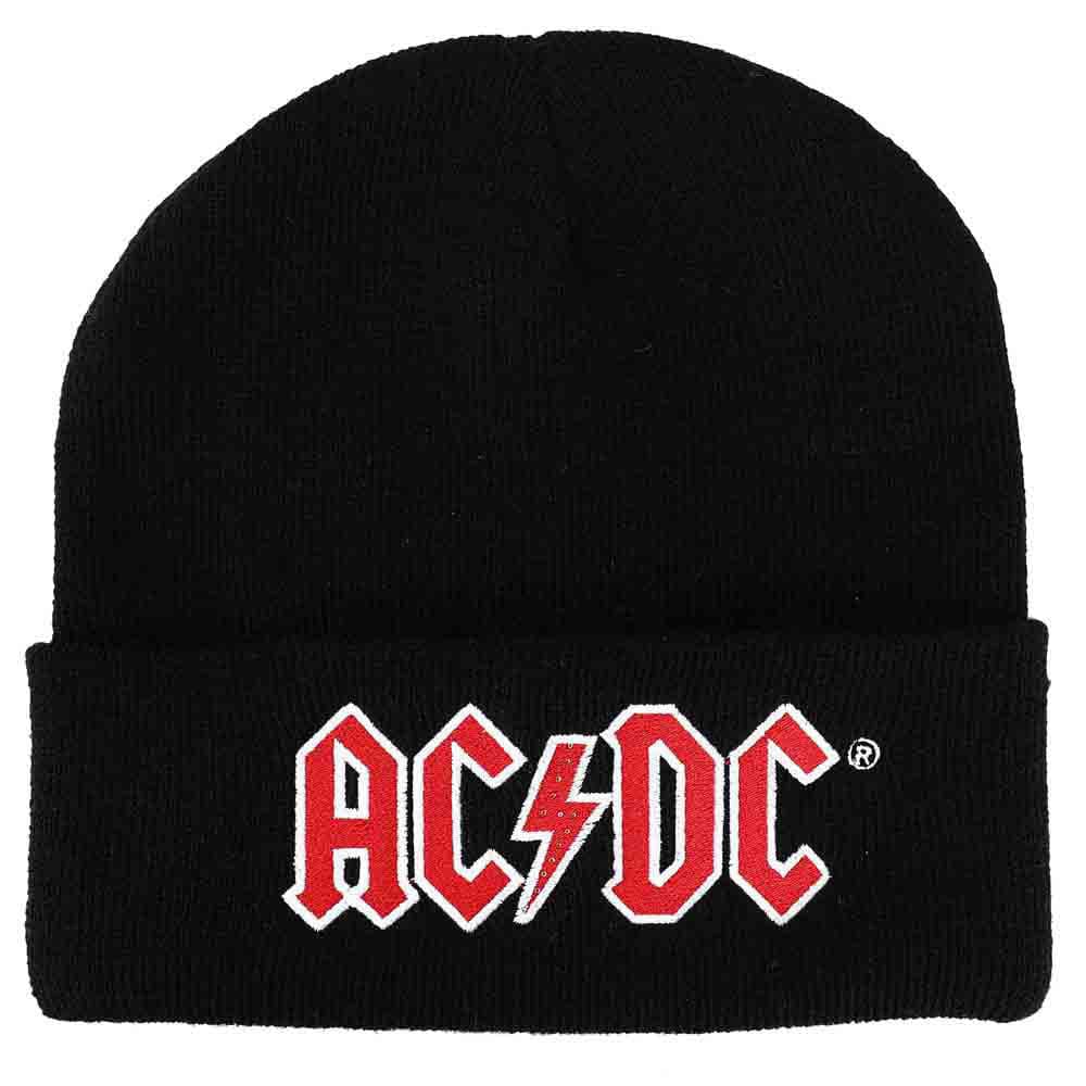 AC/DC Embroidered Beanie with LED Lights - Clothing - 