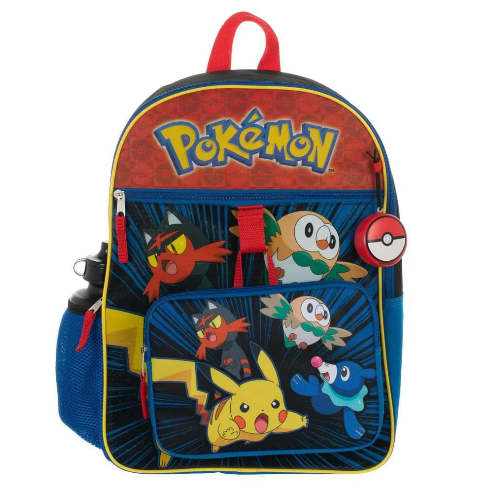 16 Pokemon Backpack (5 Piece Set) - Backpacks