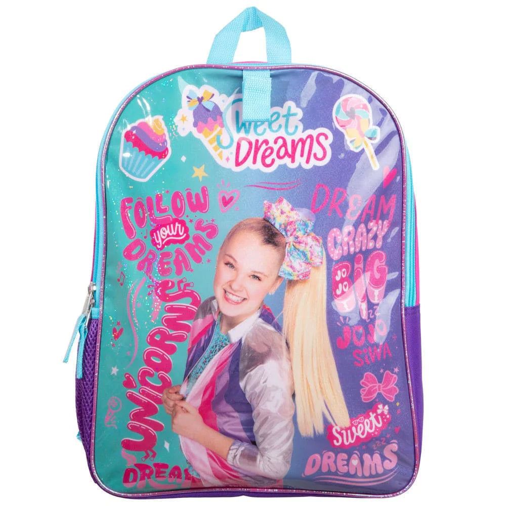 16 Jojo Siwa Backpack with Lunchbox - Backpacks