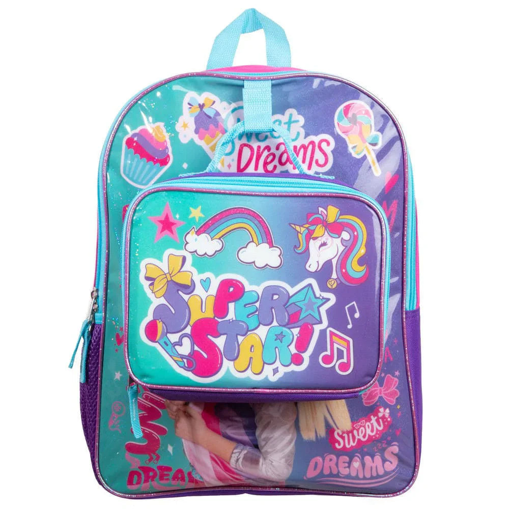 16 Jojo Siwa Backpack with Lunchbox - Backpacks